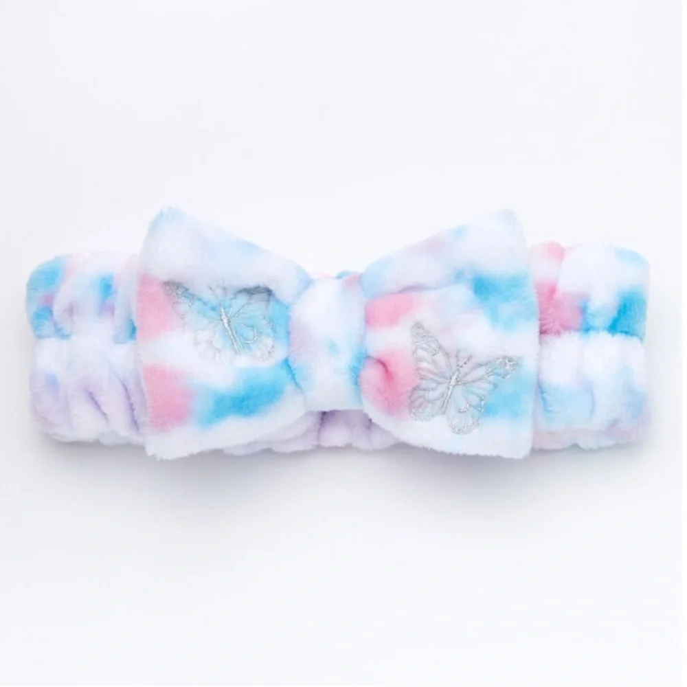 Plush Stretch Spa Bow Headband